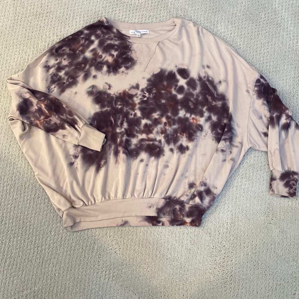 YOUNG FABULOUS & BROKE tie dye top